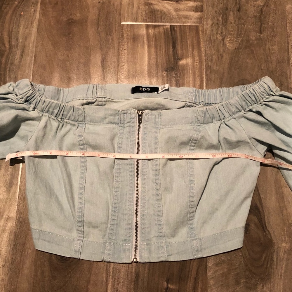Urban Outfitters BDG cropped denim top - Picture 6 of 6